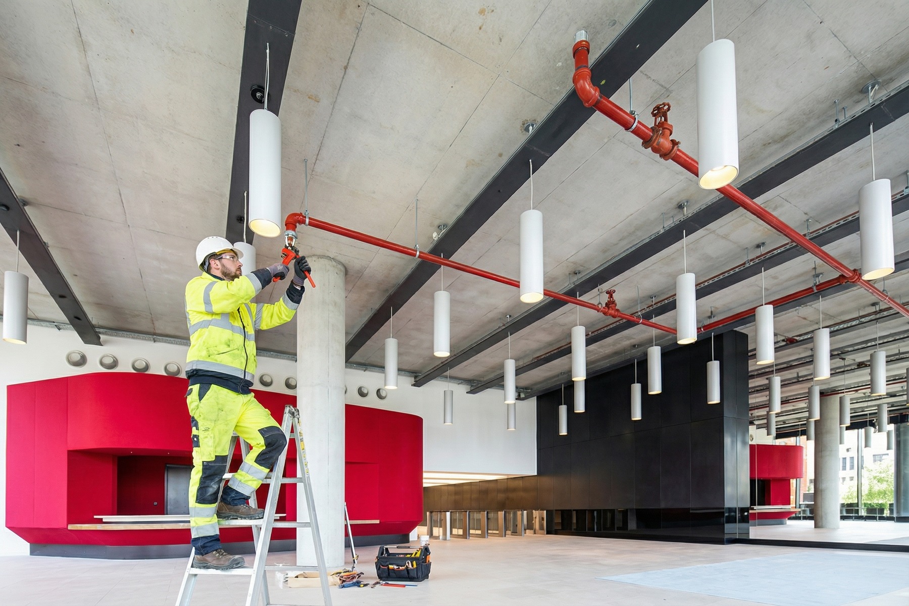 Case study profile image for specialist commercial sprinkler works