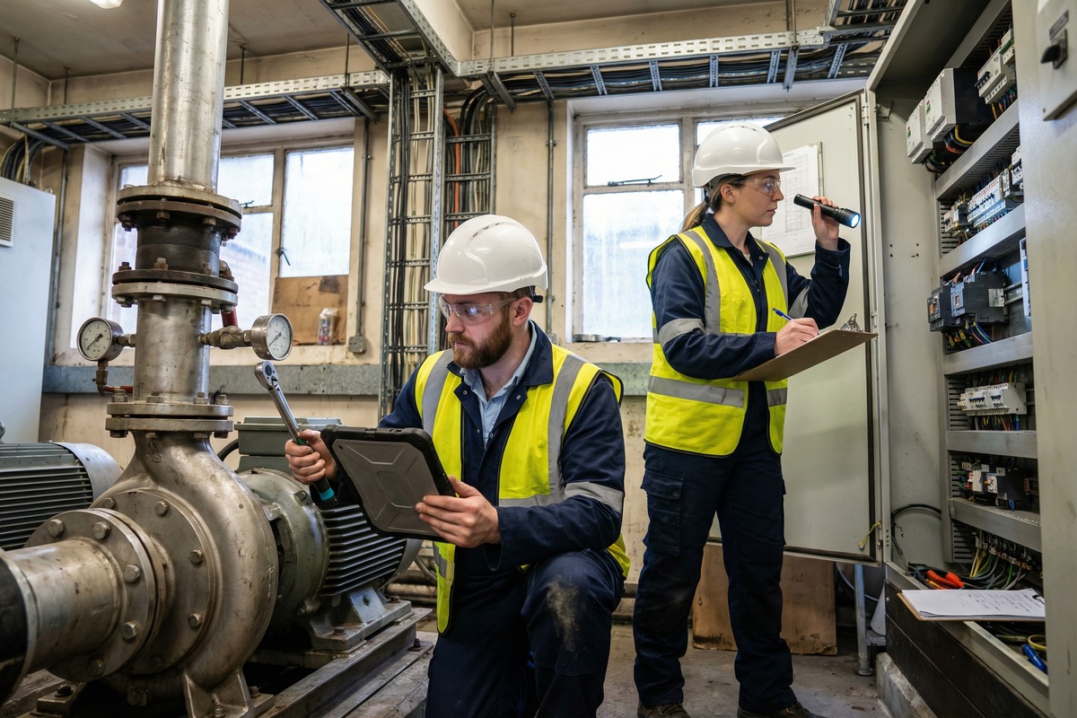 C and H Fire Protection team delivering ongoing maintenance, inspection & compliance reporting