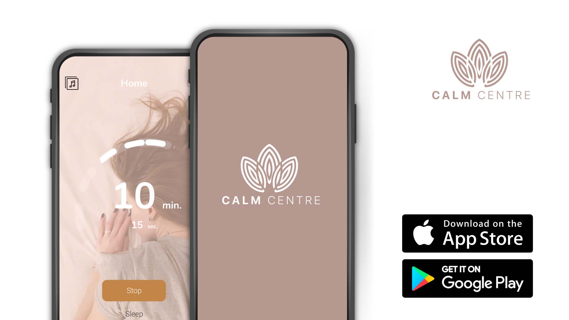 The Calm Centre App brought to you by Identity Pixel - App Design & Development in Essex