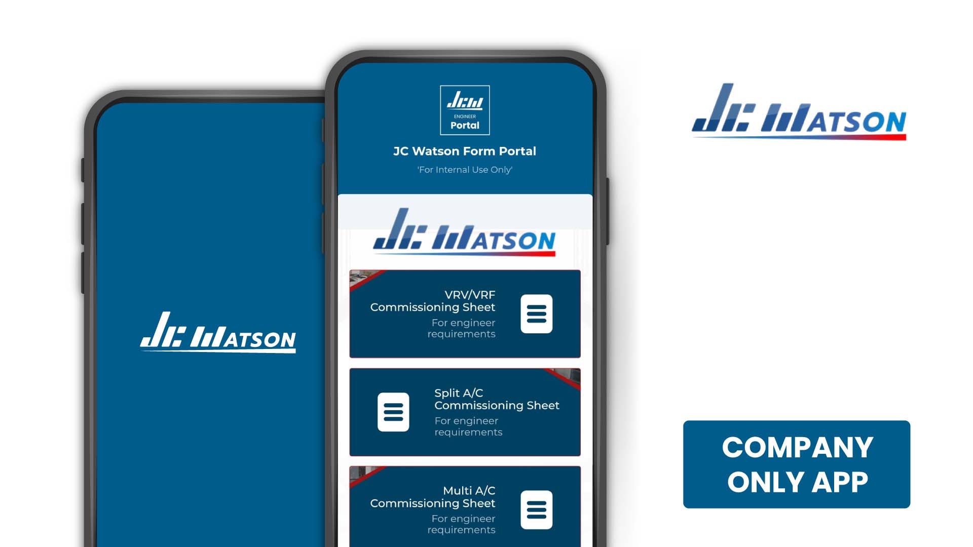 The JC Wastson App brought to you by Identity Pixel - App Design & Development in Essex