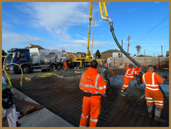 Concrete Pumping in Action
